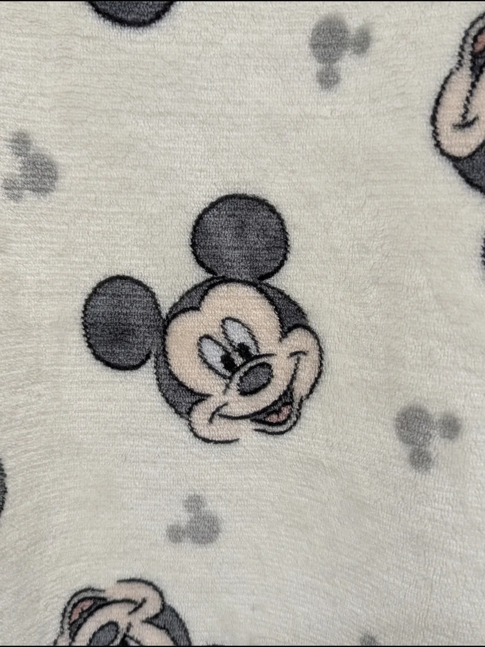 Disney Mickey Mouse Cream Baby Blanket Disney Baby Super Soft Clean
